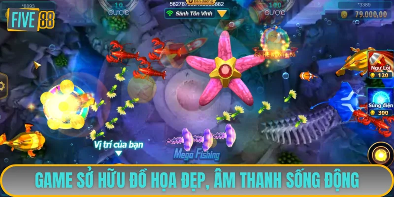 Game sở hữu đồ họa đẹp, âm thanh sống động