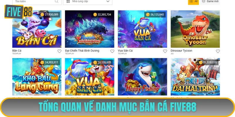 Tổng quan về danh mục bắn cá tại nhà cái
